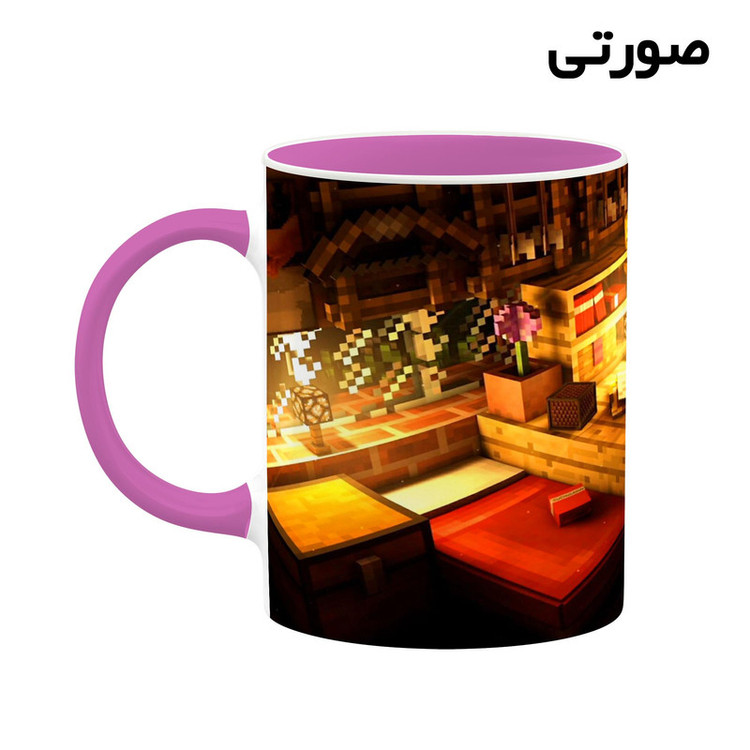 ماگ کاکتی طرح ماینکرافت minecraft مدل mgh41258