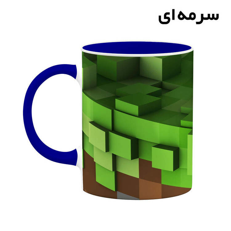 ماگ کاکتی طرح ماینکرافت minecraft مدل mgh41198