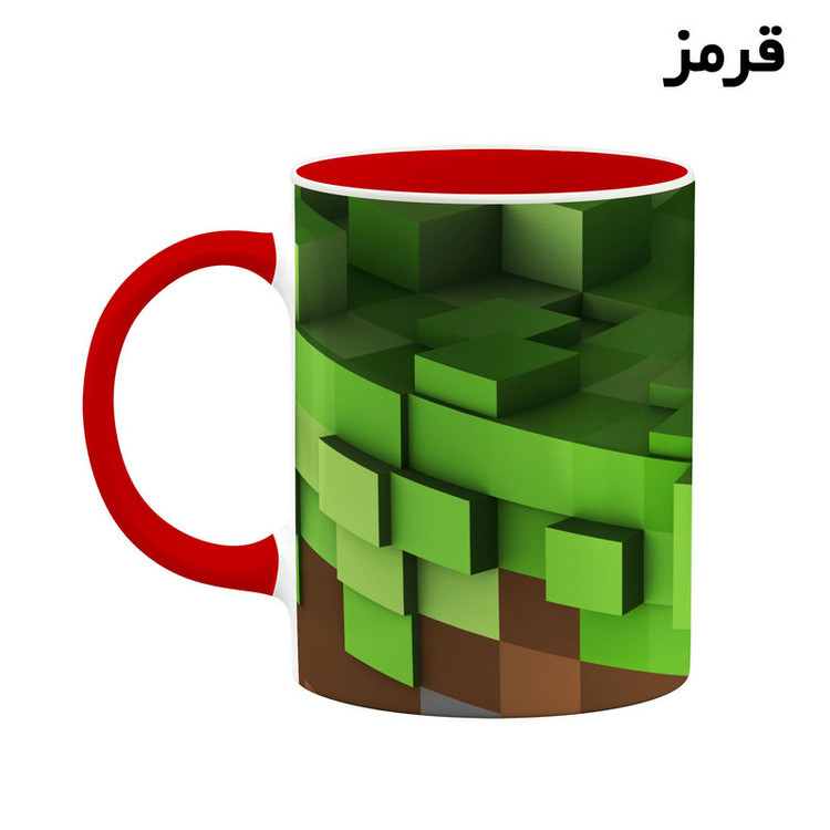 ماگ کاکتی طرح ماینکرافت minecraft مدل mgh41198
