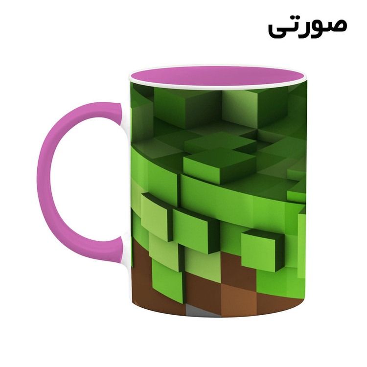 ماگ کاکتی طرح ماینکرافت minecraft مدل mgh41198