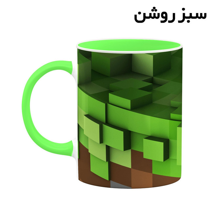 ماگ کاکتی طرح ماینکرافت minecraft مدل mgh41198