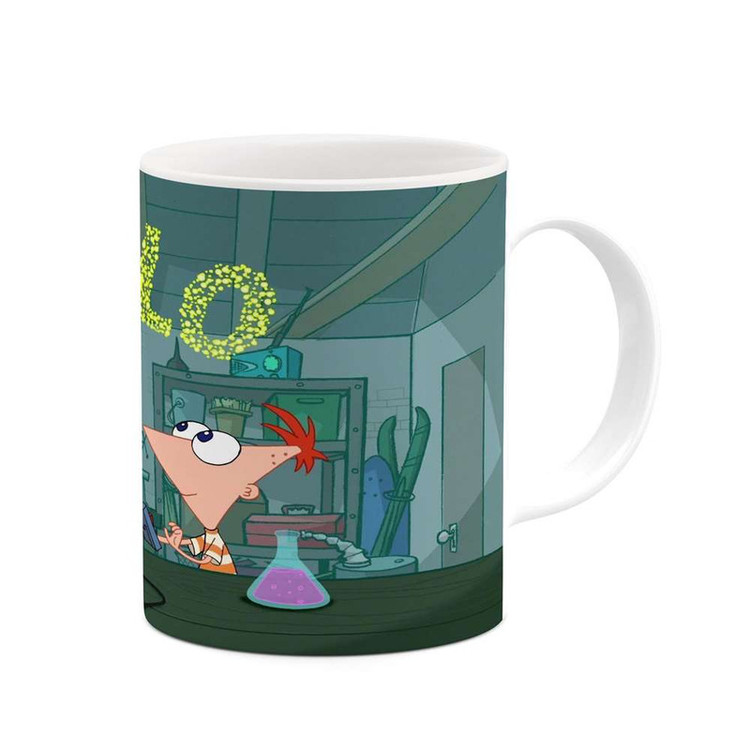 ماگ کاکتی مدل کارتون Phineas And Ferb کد mgh22918