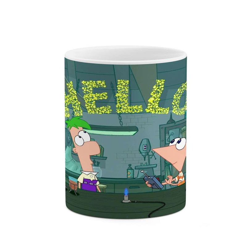 ماگ کاکتی مدل کارتون Phineas And Ferb کد mgh22918