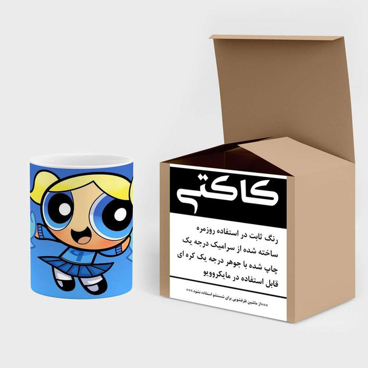 ماگ کاکتی مدل کارتون The Powerpuff Girls کد mgh23450