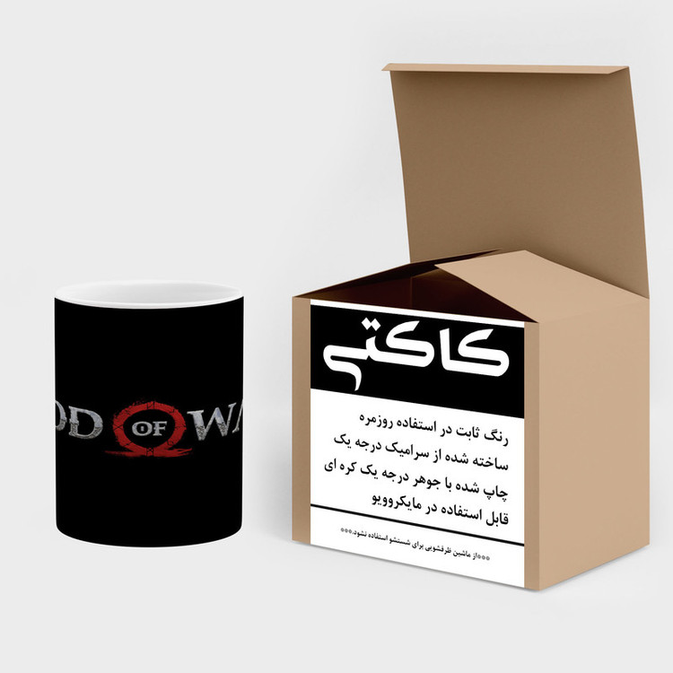 ماگ کاکتی طرح گاد آف وار God Of War مدل mgh40478