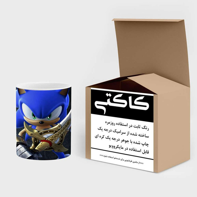 ماگ کاکتی مدل بازی Sonic and the Black Knight کد mgh20943