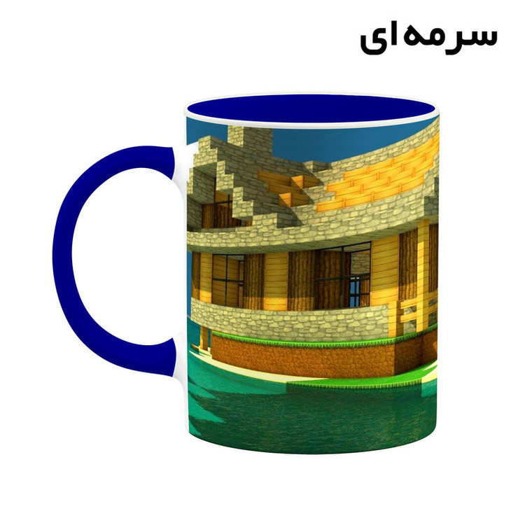 ماگ کاکتی طرح ماینکرافت minecraft مدل mgh41495