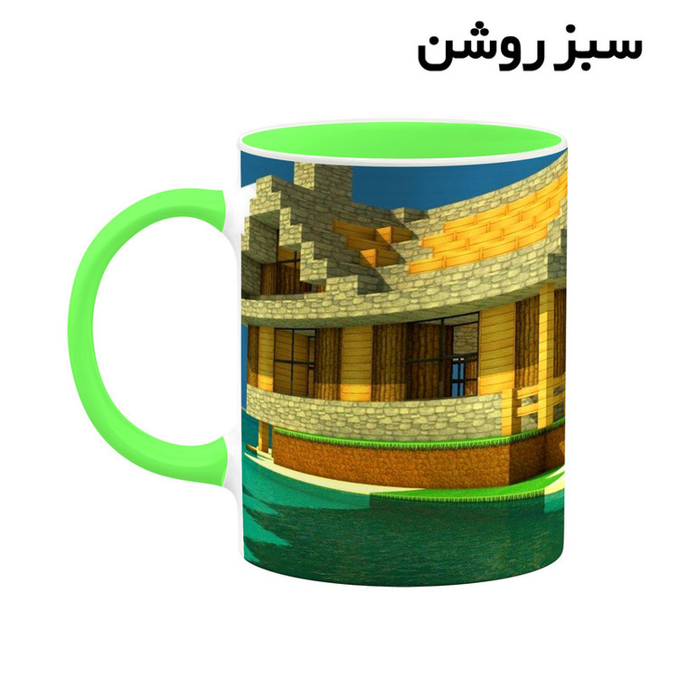 ماگ کاکتی طرح ماینکرافت minecraft مدل mgh41495