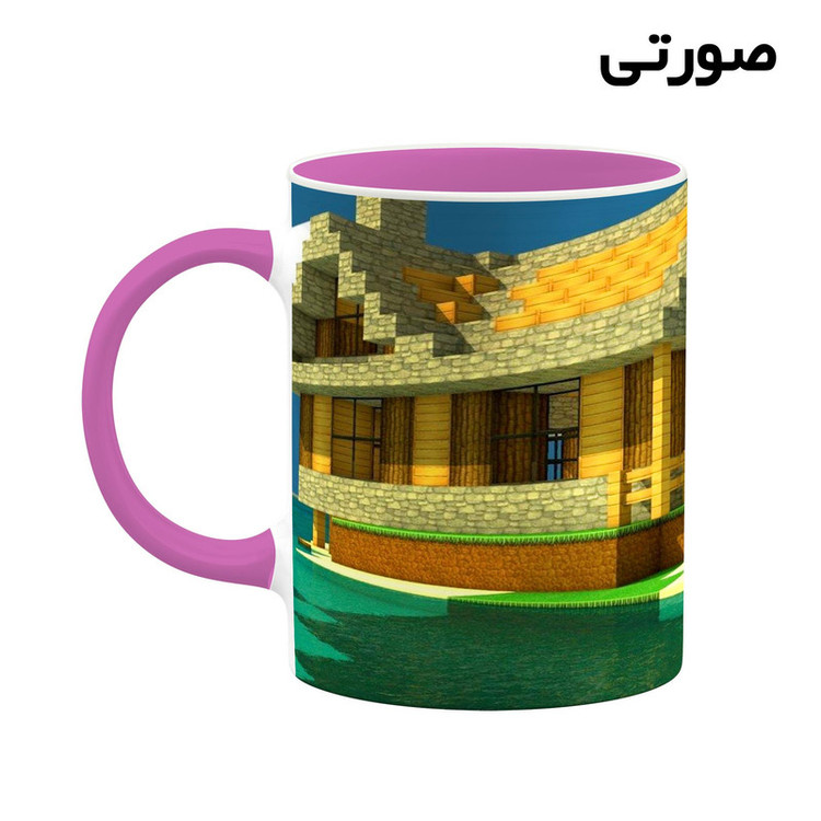 ماگ کاکتی طرح ماینکرافت minecraft مدل mgh41495