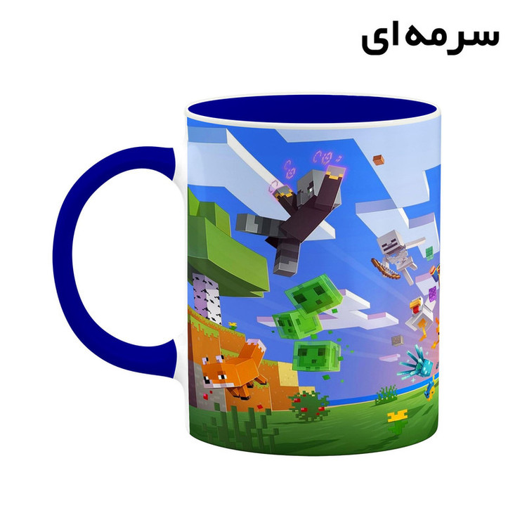 ماگ کاکتی طرح ماینکرافت minecraft مدل mgh41346