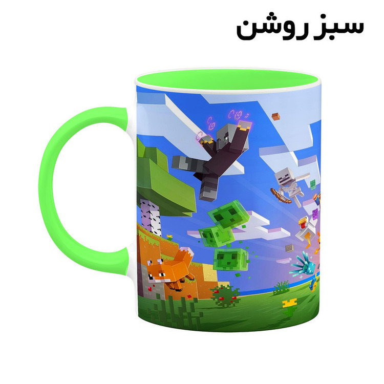 ماگ کاکتی طرح ماینکرافت minecraft مدل mgh41346