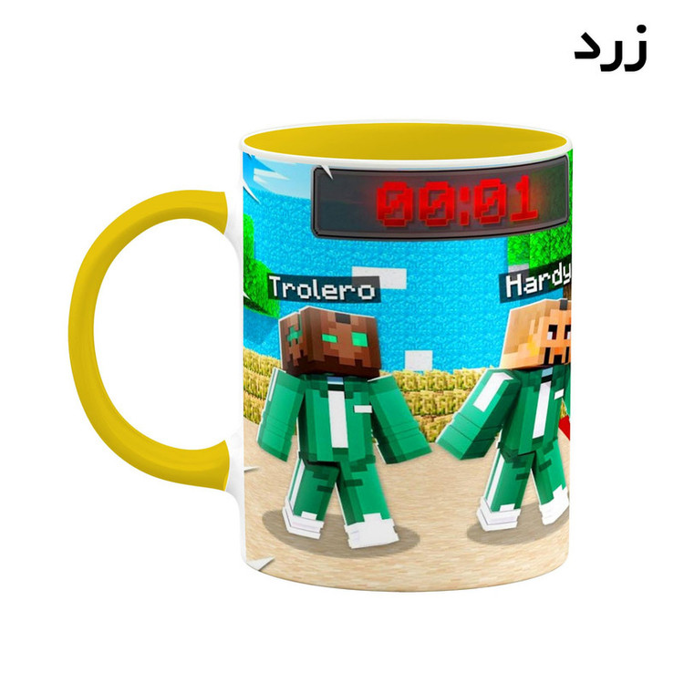 ماگ کاکتی طرح ماینکرافت minecraft مدل mgh41110
