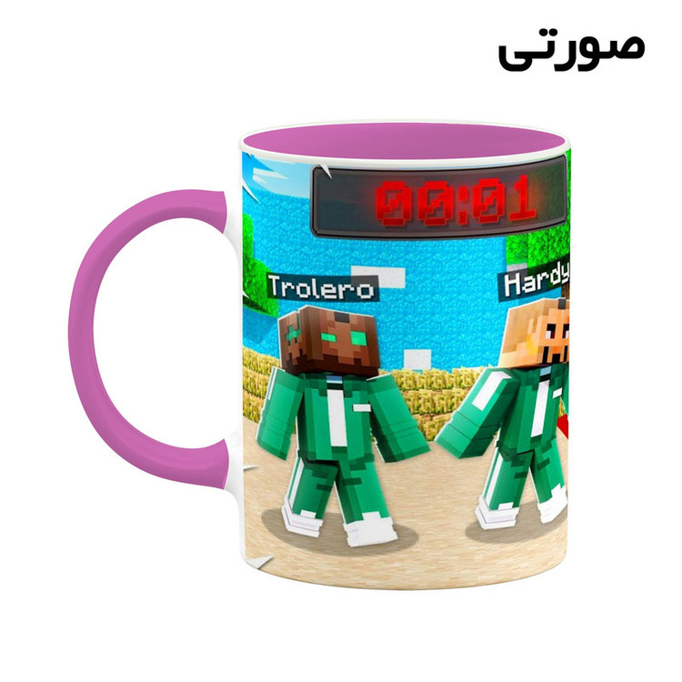 ماگ کاکتی طرح ماینکرافت minecraft مدل mgh41110