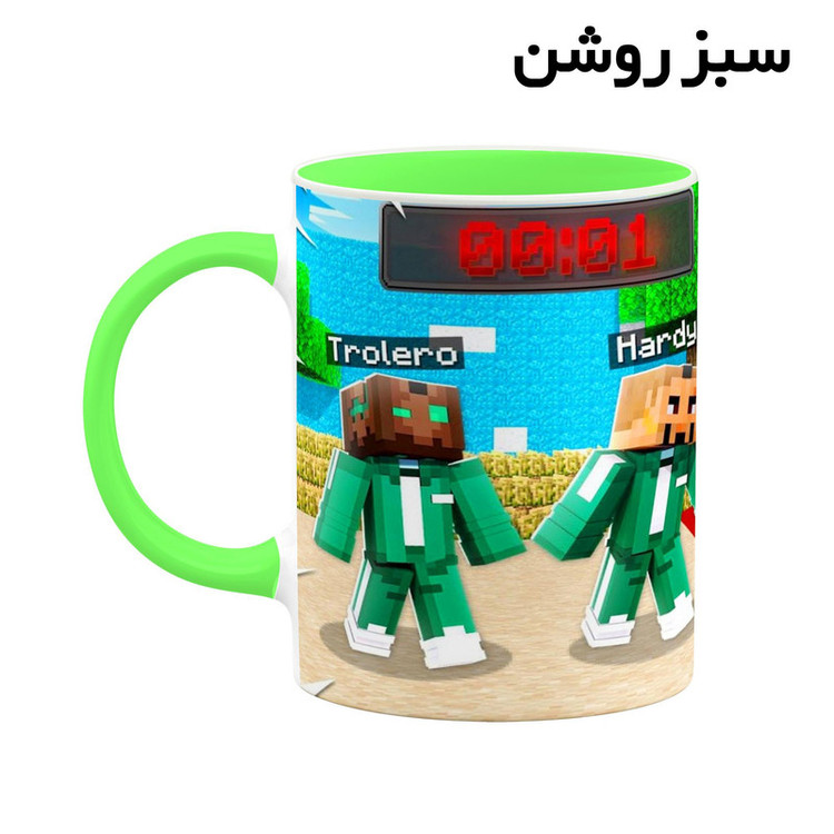 ماگ کاکتی طرح ماینکرافت minecraft مدل mgh41110
