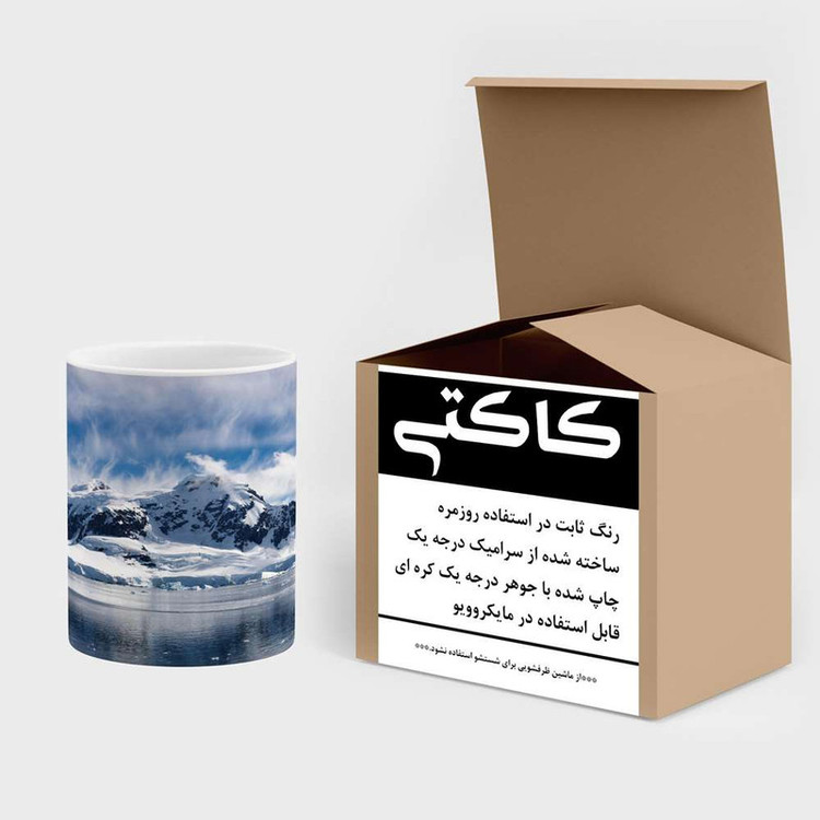 ماگ کاکتی مدل منظره برفی کد mgh14862