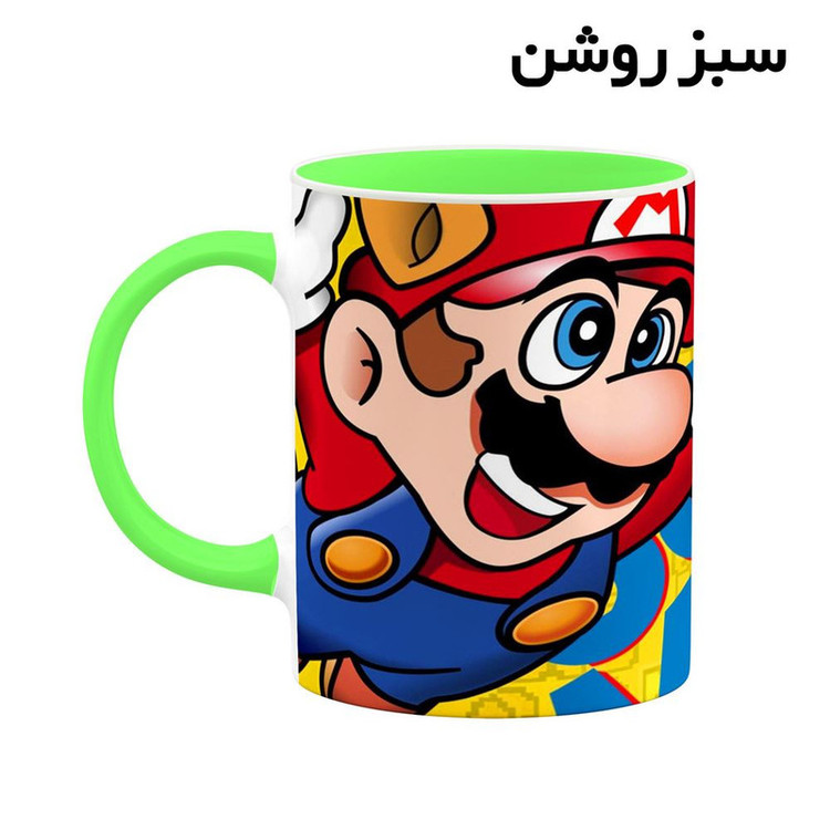 ماگ کاکتی مدل بازی سوپر ماریو Super Mario کد mgh30526