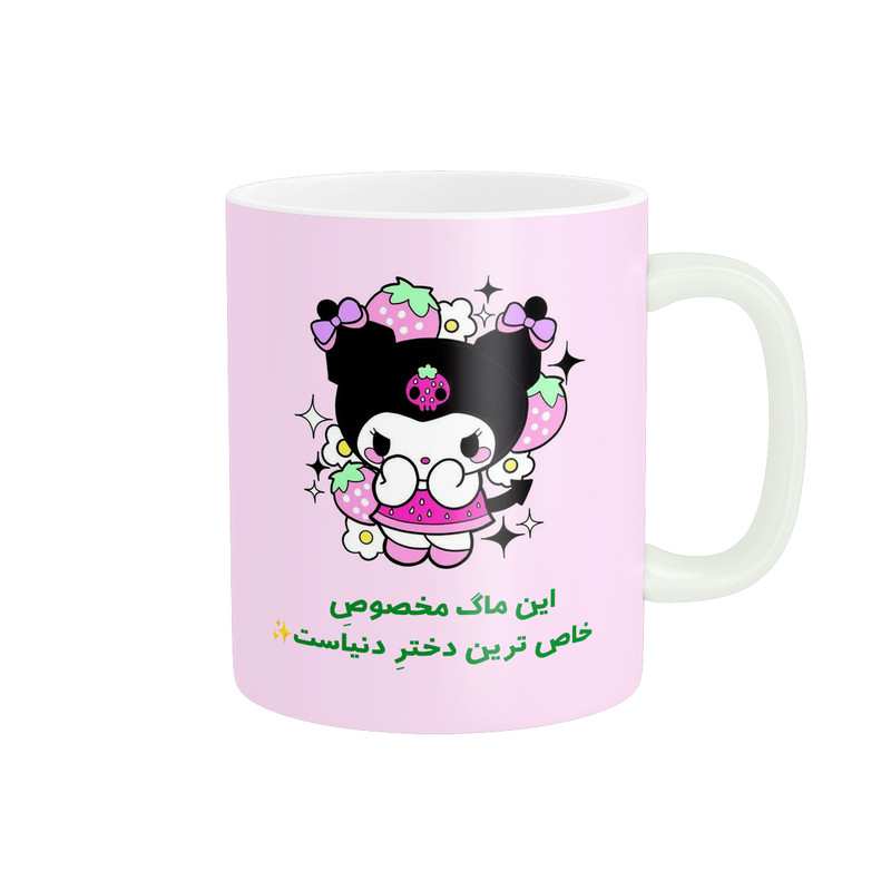 ماگ پادآفرین مدل کارتون کرومی و مای ملودی Kuromi کد PM3668