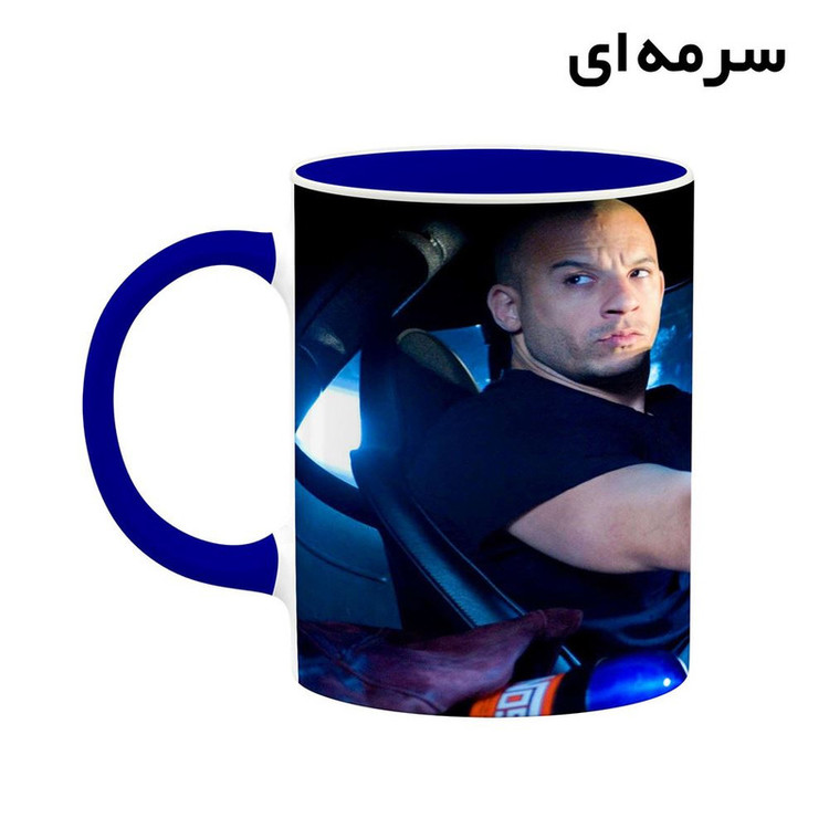 ماگ کاکتی طرح وین دیزل Vin Diesel مدل mgh27356