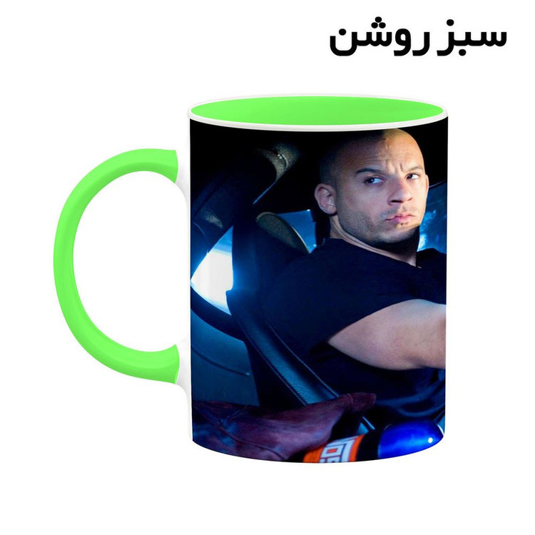 ماگ کاکتی طرح وین دیزل Vin Diesel مدل mgh27356
