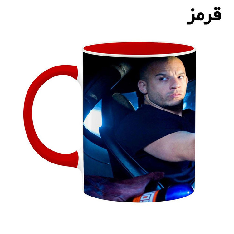 ماگ کاکتی طرح وین دیزل Vin Diesel مدل mgh27356