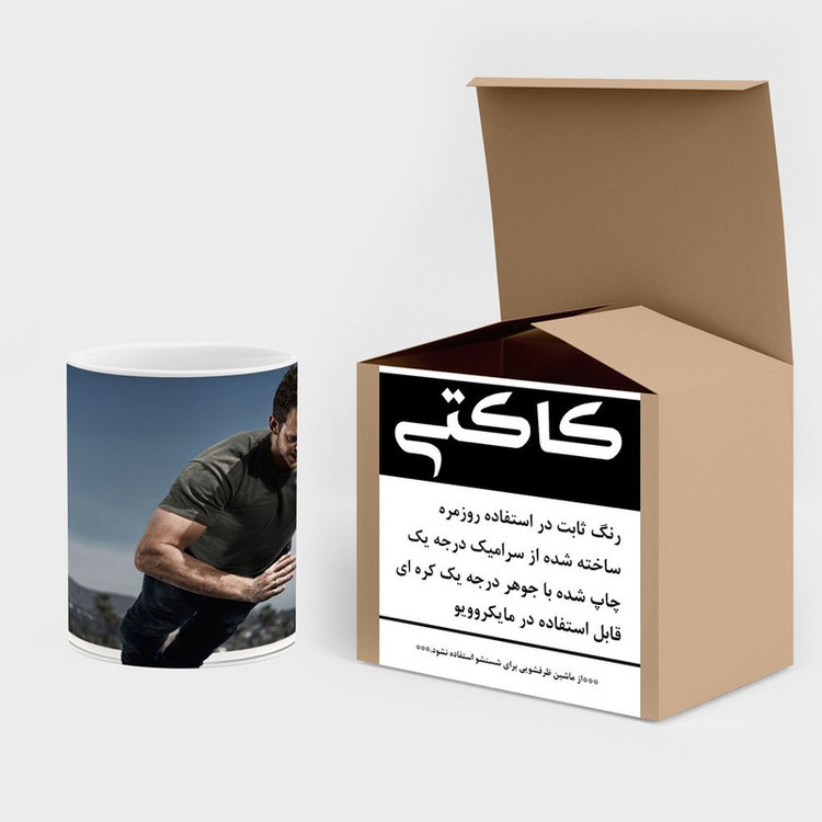 ماگ کاکتی طرح Chris Pratt مدل mgh25617