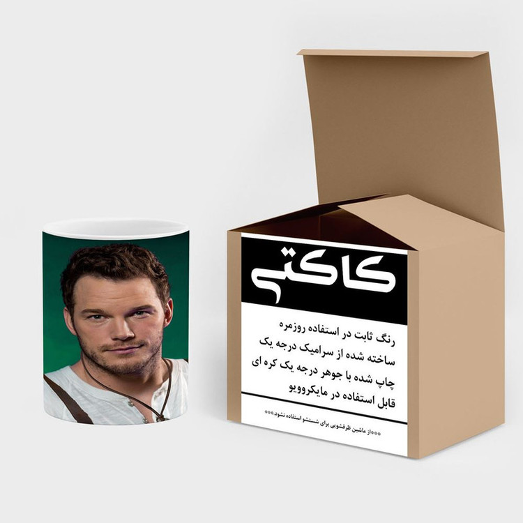 ماگ کاکتی طرح Chris Pratt مدل mgh25614