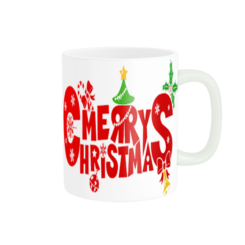 ماگ پادآفرین طرح کریسمس Merry Christmas کد 0121