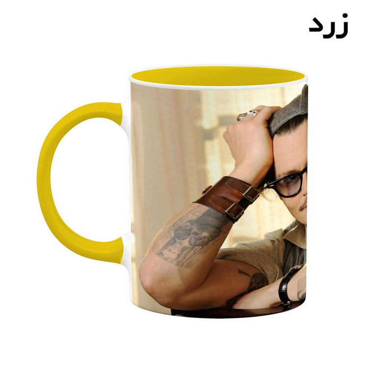 ماگ کاکتی طرح جانی دپ Johnny Depp مدل mgh26488