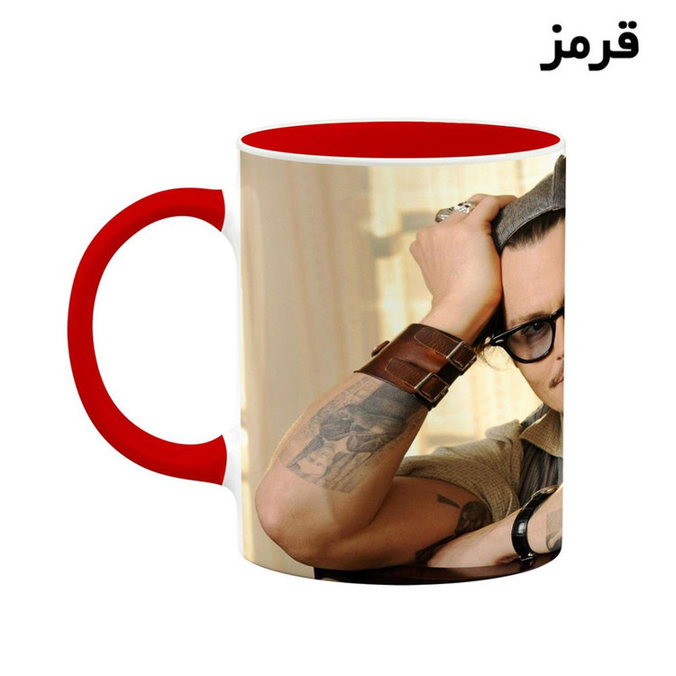 ماگ کاکتی طرح جانی دپ Johnny Depp مدل mgh26488