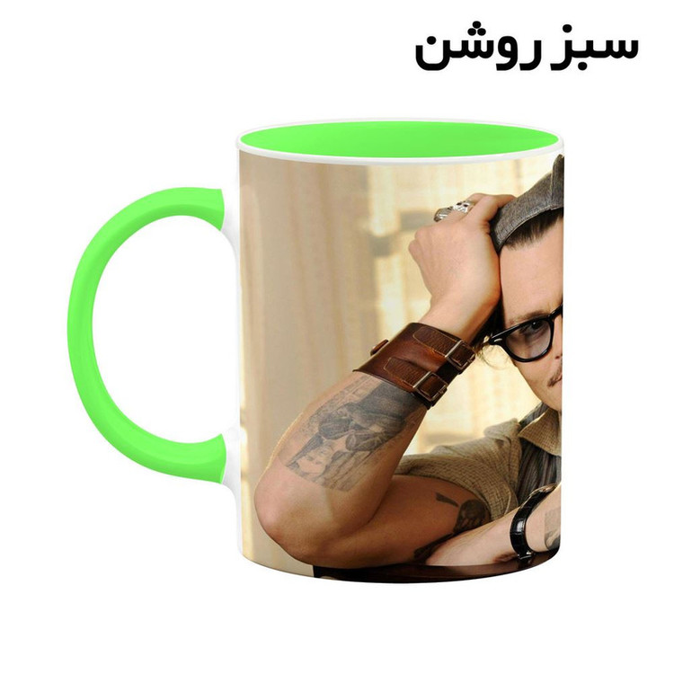 ماگ کاکتی طرح جانی دپ Johnny Depp مدل mgh26488