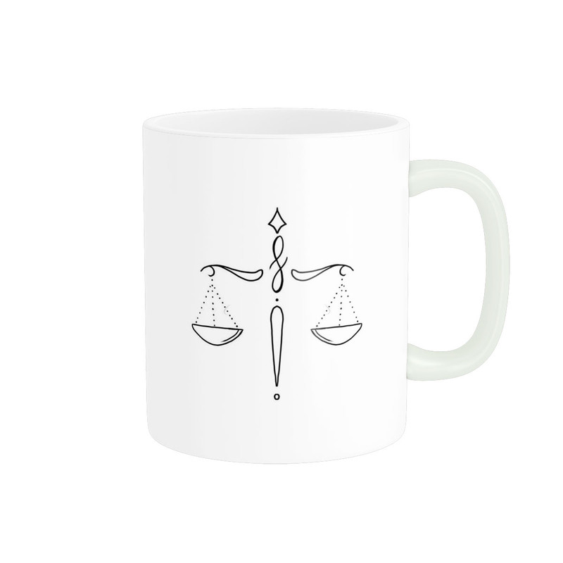 ماگ پاد آفرین مدل ترازوی عدالت کد 1371