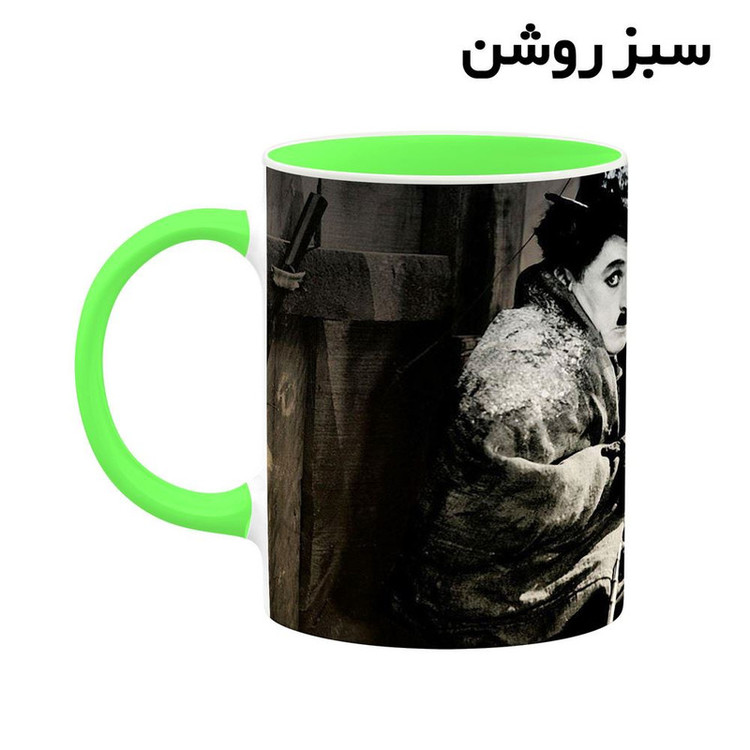ماگ کاکتی طرح چارلی چاپلین Charlie Chaplin مدل mgh25473