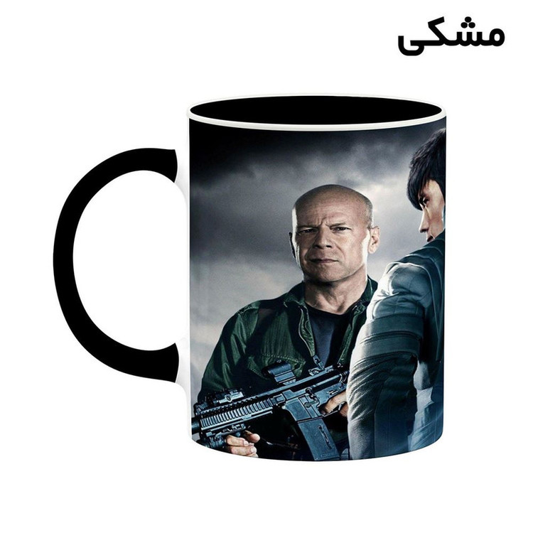 ماگ کاکتی طرح بروس ویلیس Bruce Willis مدل mgh25377