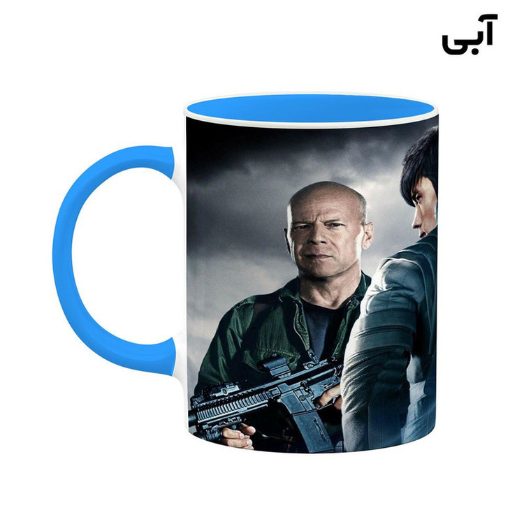 ماگ کاکتی طرح بروس ویلیس Bruce Willis مدل mgh25377