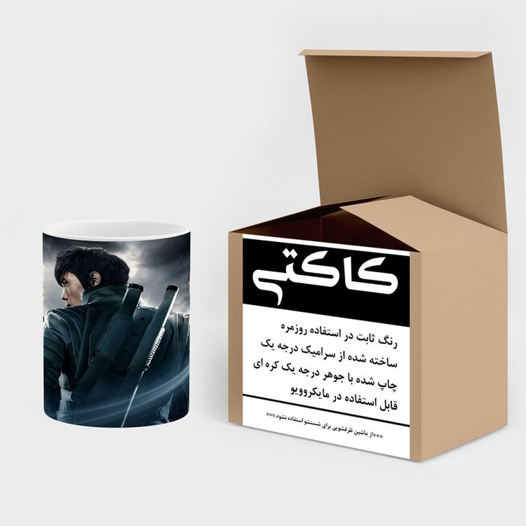 ماگ کاکتی طرح بروس ویلیس Bruce Willis مدل mgh25377