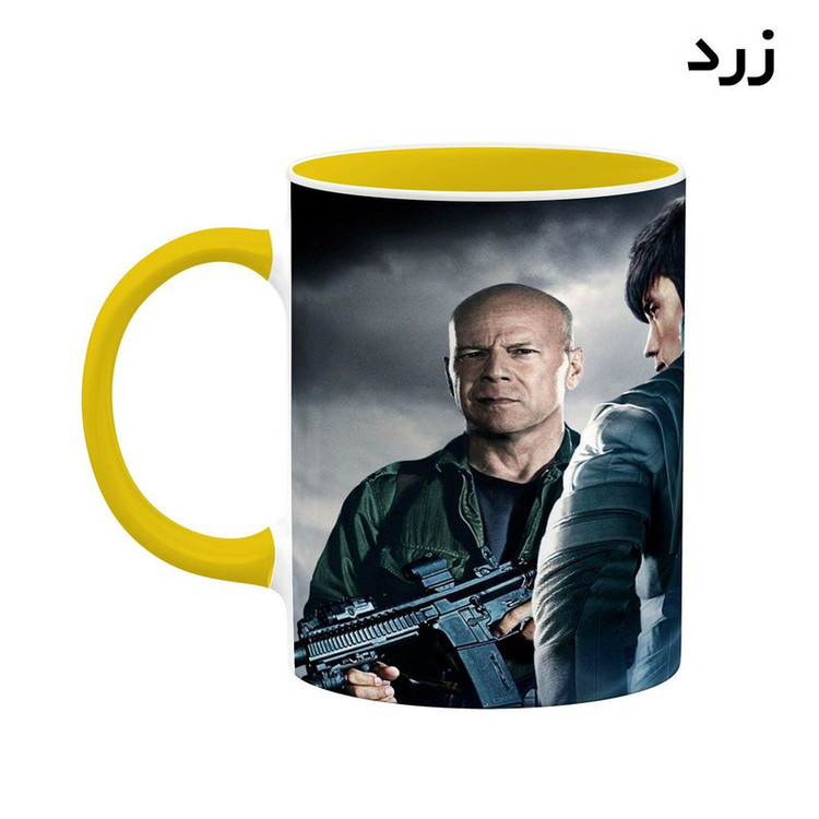 ماگ کاکتی طرح بروس ویلیس Bruce Willis مدل mgh25377