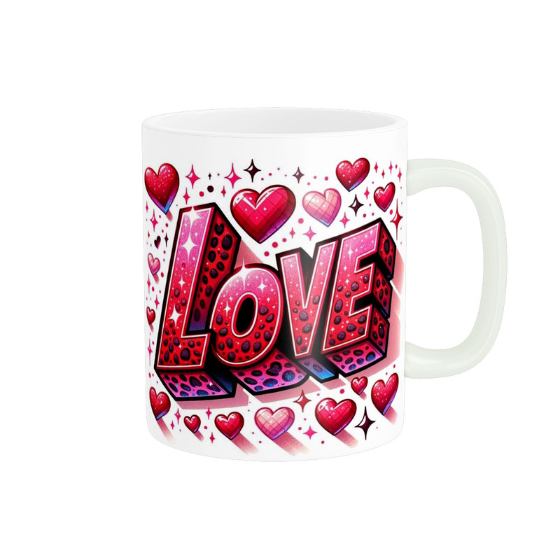 ماگ پاد آفرین طرح LOVE کد 1146