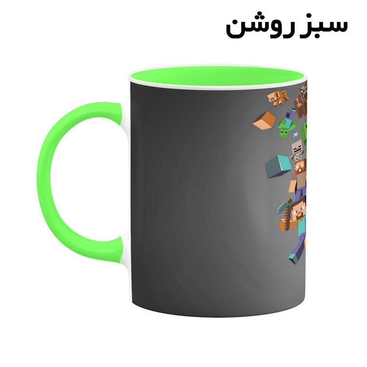 ماگ کاکتی طرح ماینکرافت minecraft مدل mgh41402