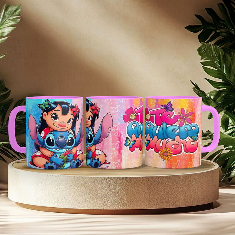 ماگ طرح لیلو و استیچ کد 039