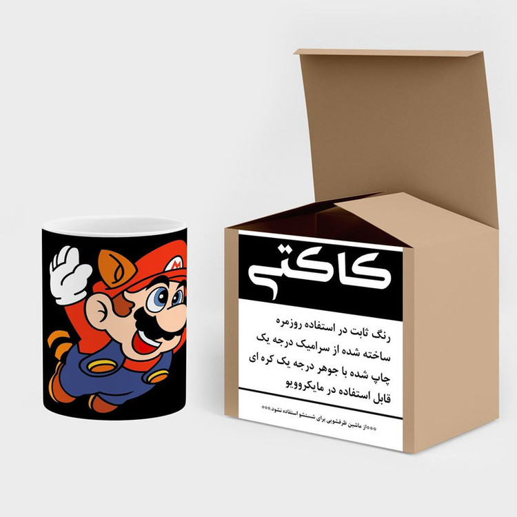 ماگ کاکتی مدل بازی سوپر ماریو Super Mario کد mgh30525