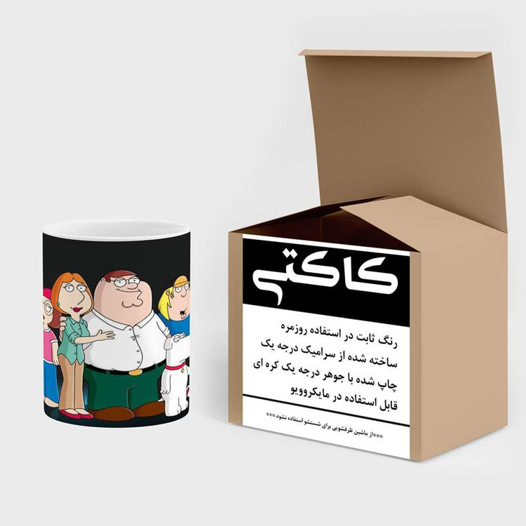ماگ کاکتی مدل کارتون Family Guy کد mgh22593