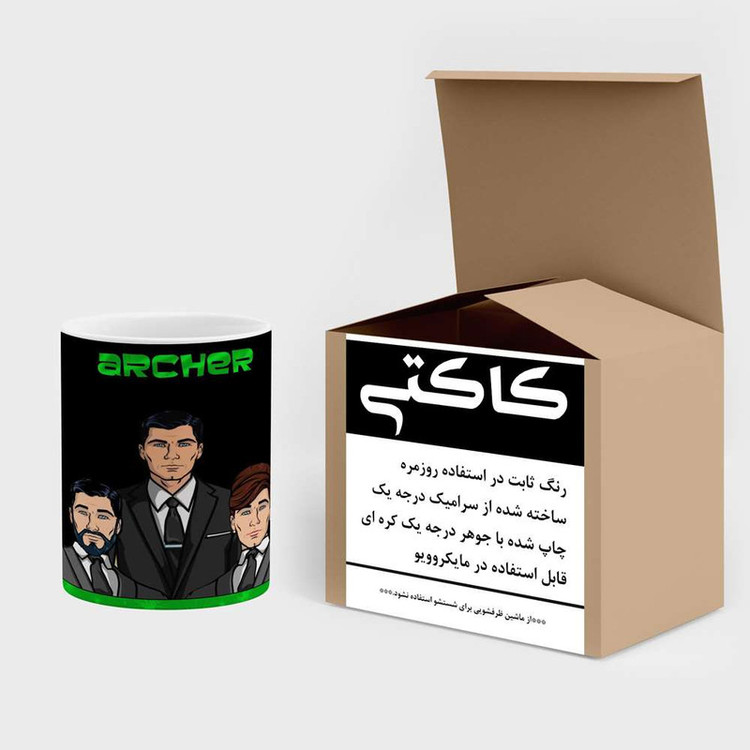 ماگ کاکتی مدل کارتون Archer کد mgh22159