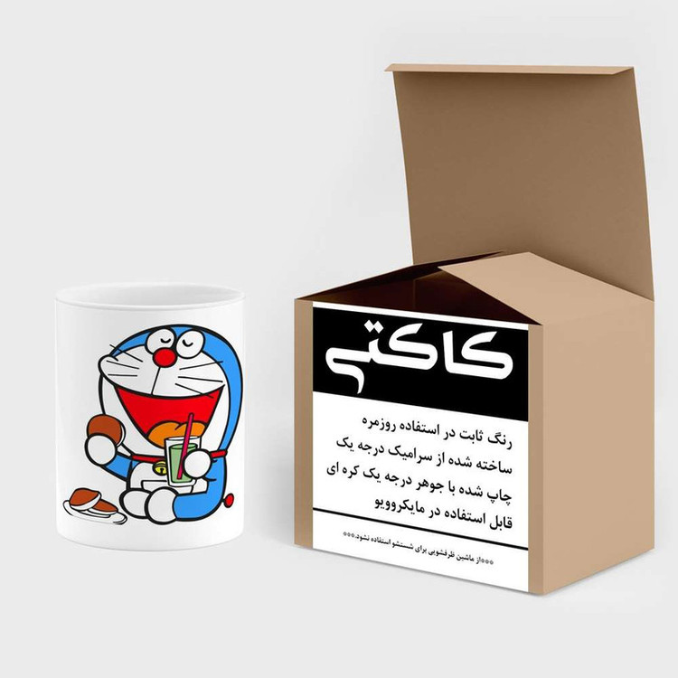 ماگ کاکتی مدل کارتون Doraemon کد mgh22545