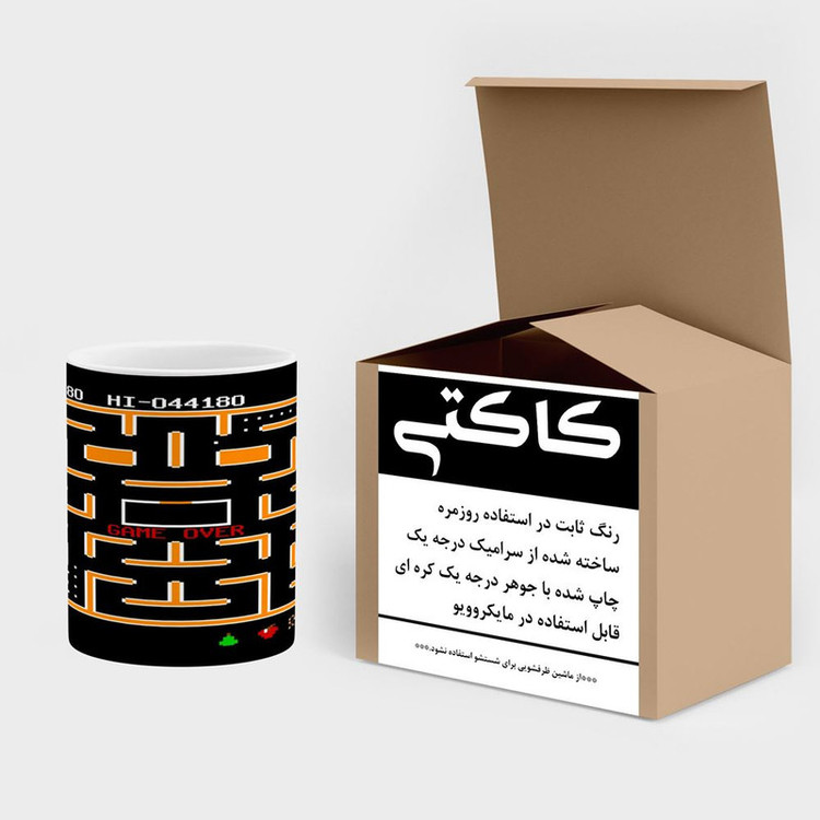 ماگ کاکتی مدل بازی Ms. Pac-Man کد mgh29664