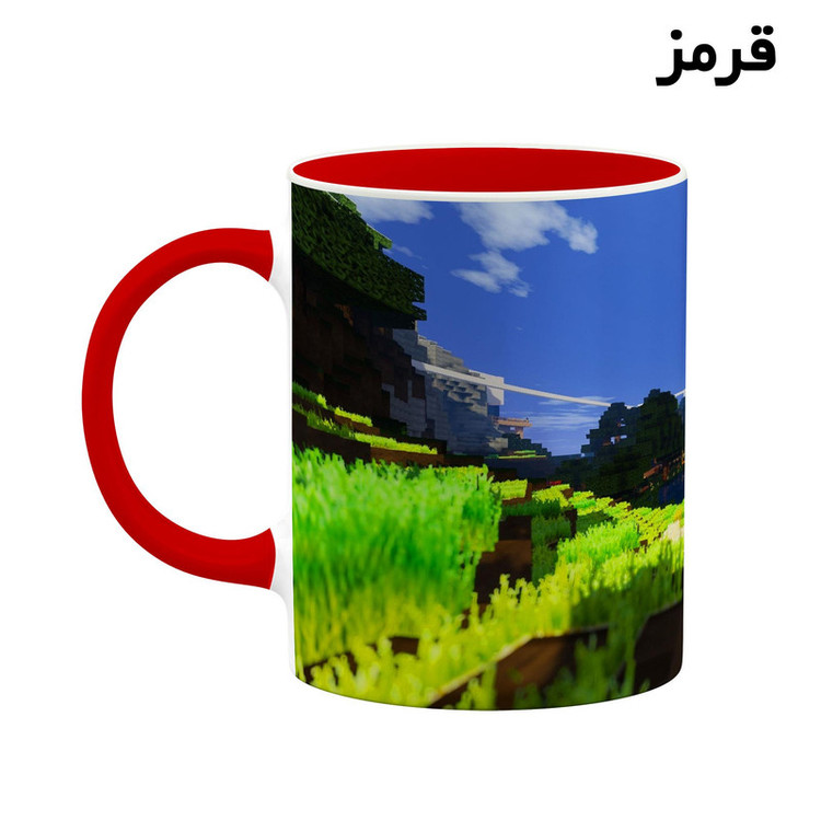 ماگ کاکتی طرح ماینکرافت minecraft مدل mgh41338