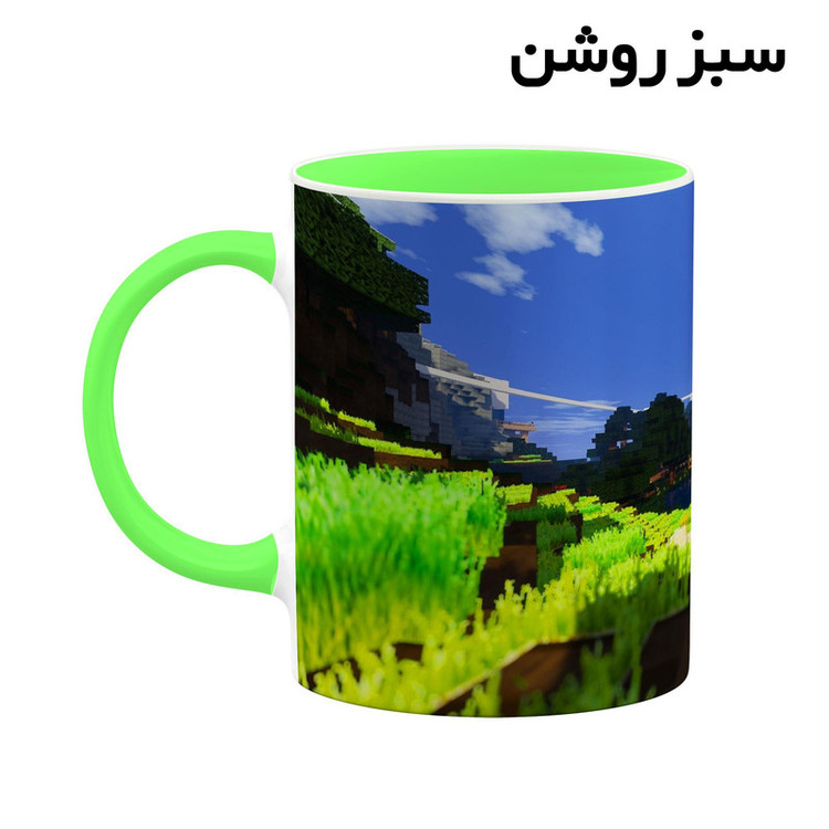 ماگ کاکتی طرح ماینکرافت minecraft مدل mgh41338