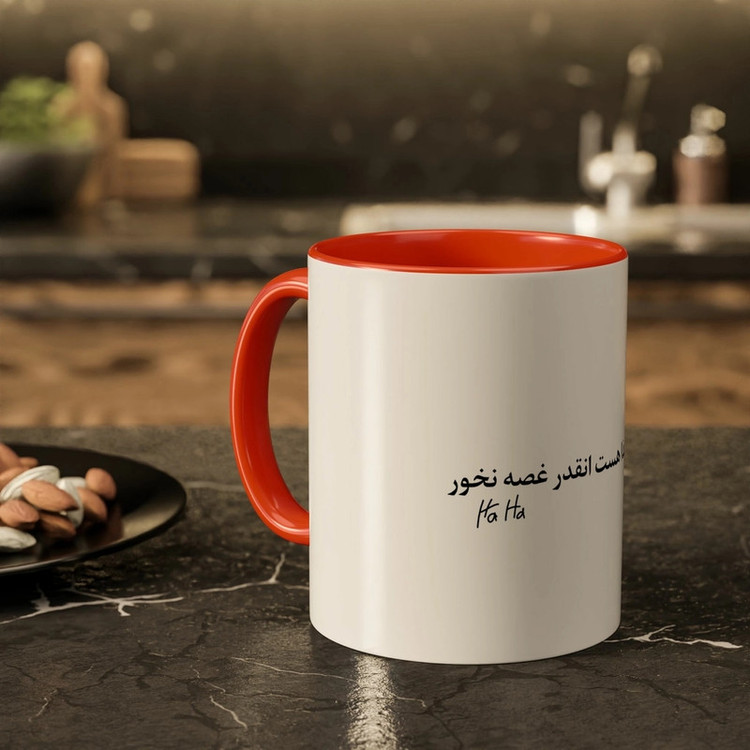 ماگ مدل زیبایی غذا