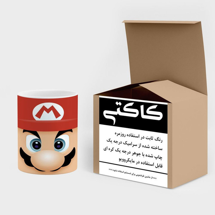 ماگ کاکتی مدل بازی سوپر ماریو Super Mario کد mgh29307