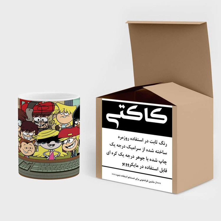 ماگ کاکتی مدل کارتون The Loud House کد mgh23433