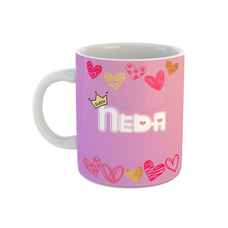 ماگ طرح تک شاخ مدل ندا